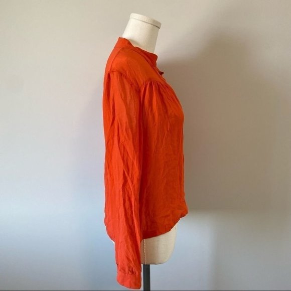Aritzia Wilfred Silk Button Up Blouse Long Sleeve - Picture 5 of 12